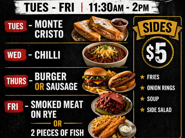 Kitchen Menu Daily Specials Image