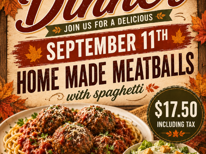 Friday Sept 11th Dinner Image