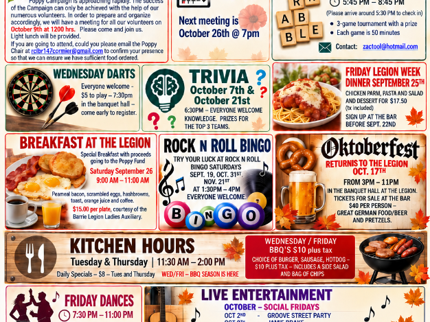 October Events Image