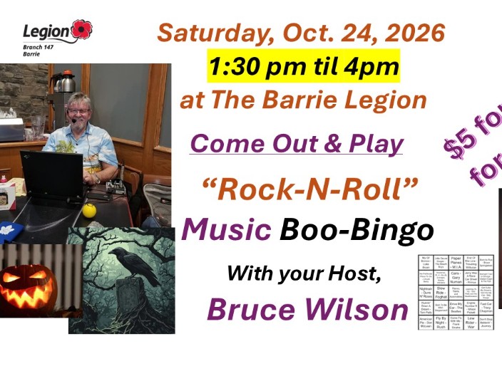 Rock n Roll Bingo Image